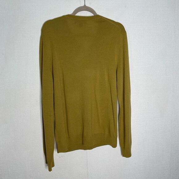 Banana Republic Sweater Adult Large 100%Wool Merino V Neck Casual Mens Pullover - Picture 8 of 9